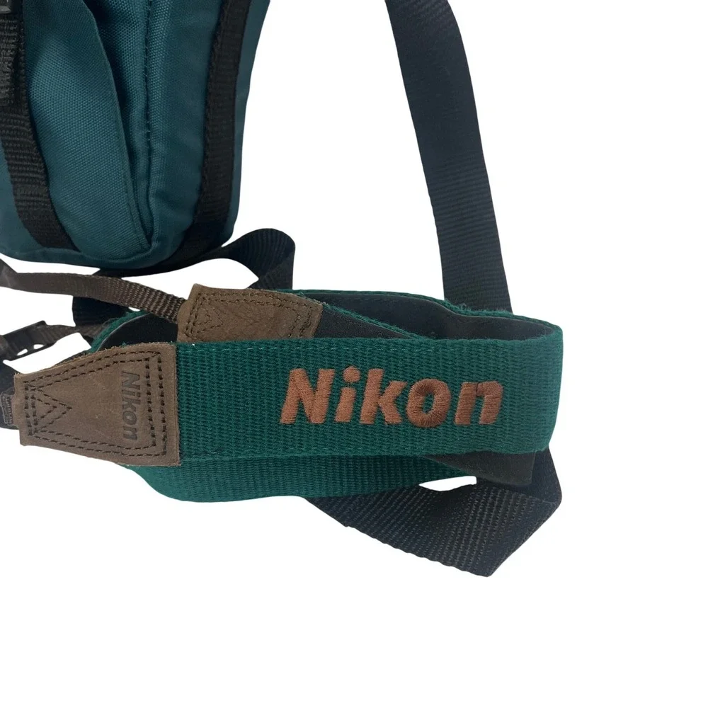 VTG Tundra Targa Camera & Accessory Gadget Padded Shoulder Bag Green Nikon Strap